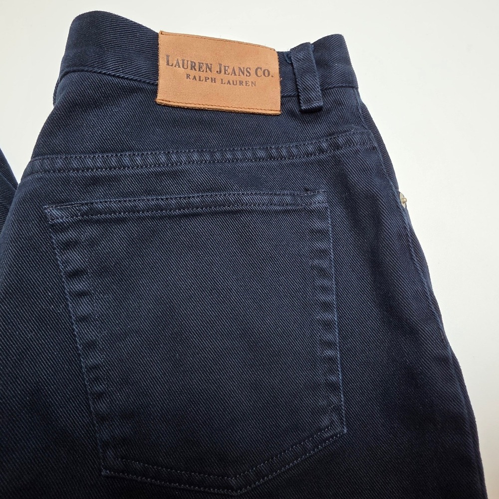 Vintage Lauren Jeans Co Ralph Lauren Womens 12 Navy Corduroy Straight Pants